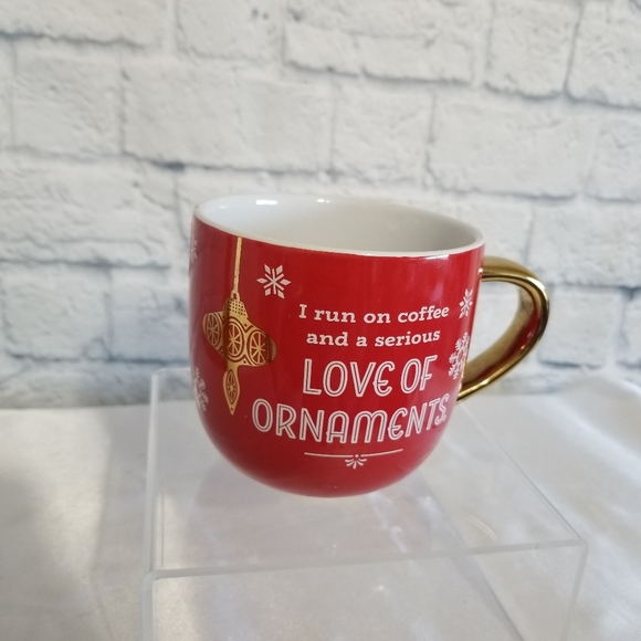 Hallmark Keepsake Love of Coffee and Ornaments Snowflakes Red Mug Holiday New - Picture 7 of 12